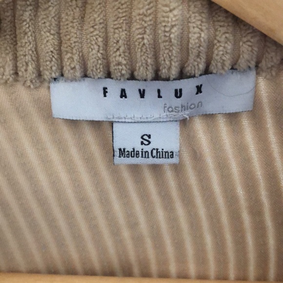 Cropped corduroy jacket - Picture 3 of 4